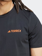 adidas Black Terrex Graphic T-Shirt - Image 4 of 6
