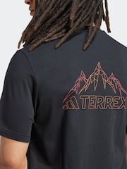 adidas Black Terrex Graphic T-Shirt - Image 5 of 6