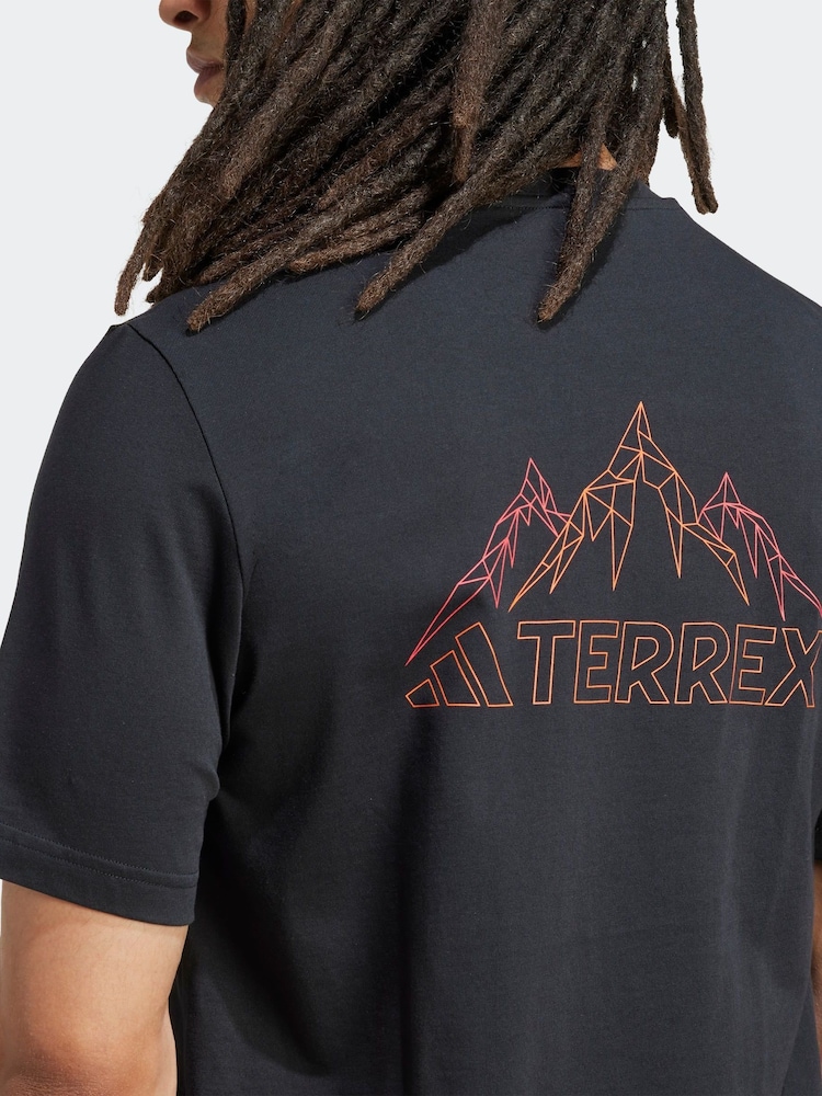 adidas Black Terrex Graphic T-Shirt - Image 5 of 5 adidas Black Terrex Graphic T-Shirt - Image 5 of 5