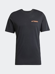 adidas Black Terrex Graphic T-Shirt - Image 6 of 6