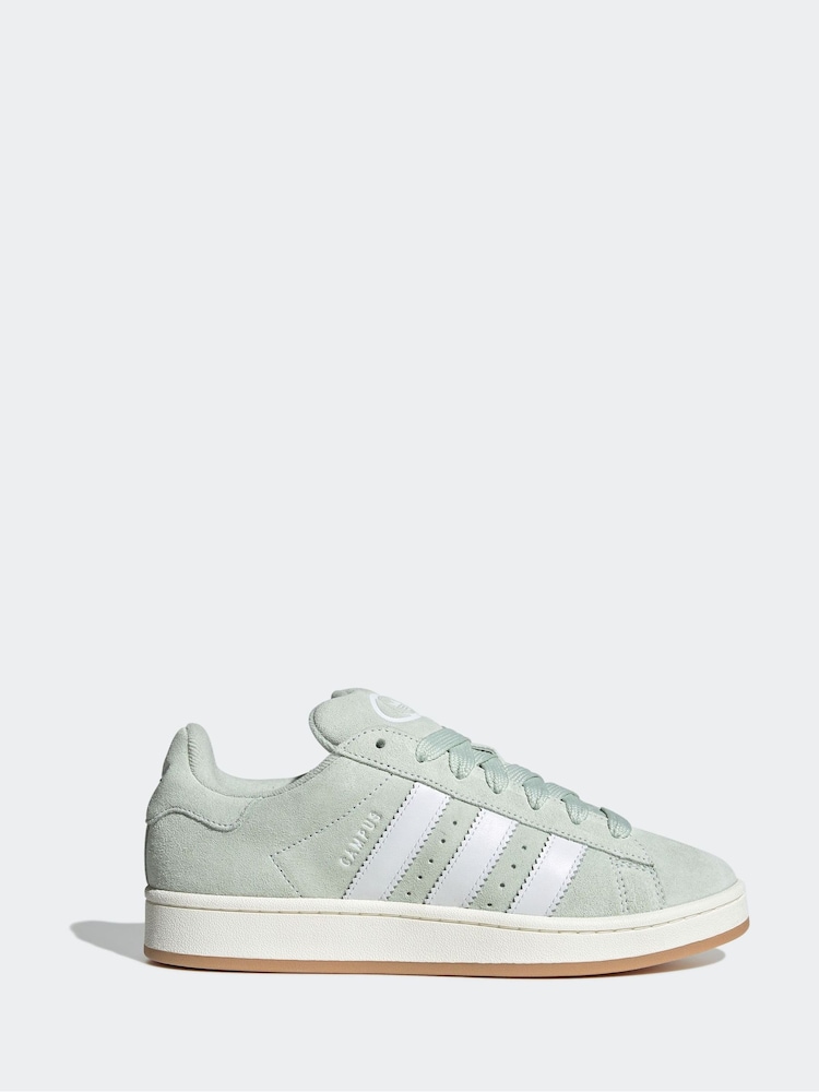 adidas Originals Green Campus 00s Trainers - Image 1 of 9