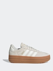 adidas Brown VL Court Bold Trainers - Image 1 of 8