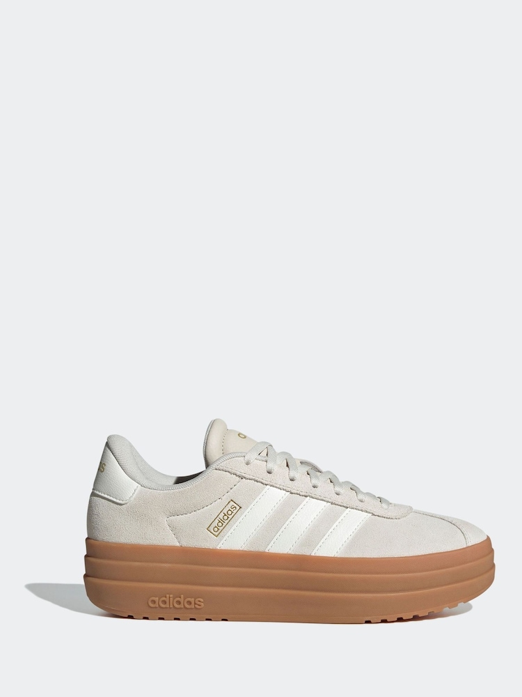adidas Brown VL Court Bold Trainers - Image 1 of 8