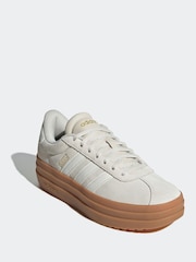 adidas Brown VL Court Bold Trainers - Image 3 of 8