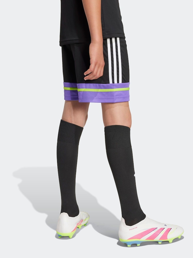 adidas Black Squadra 25 Kids Shorts - Image 2 of 7