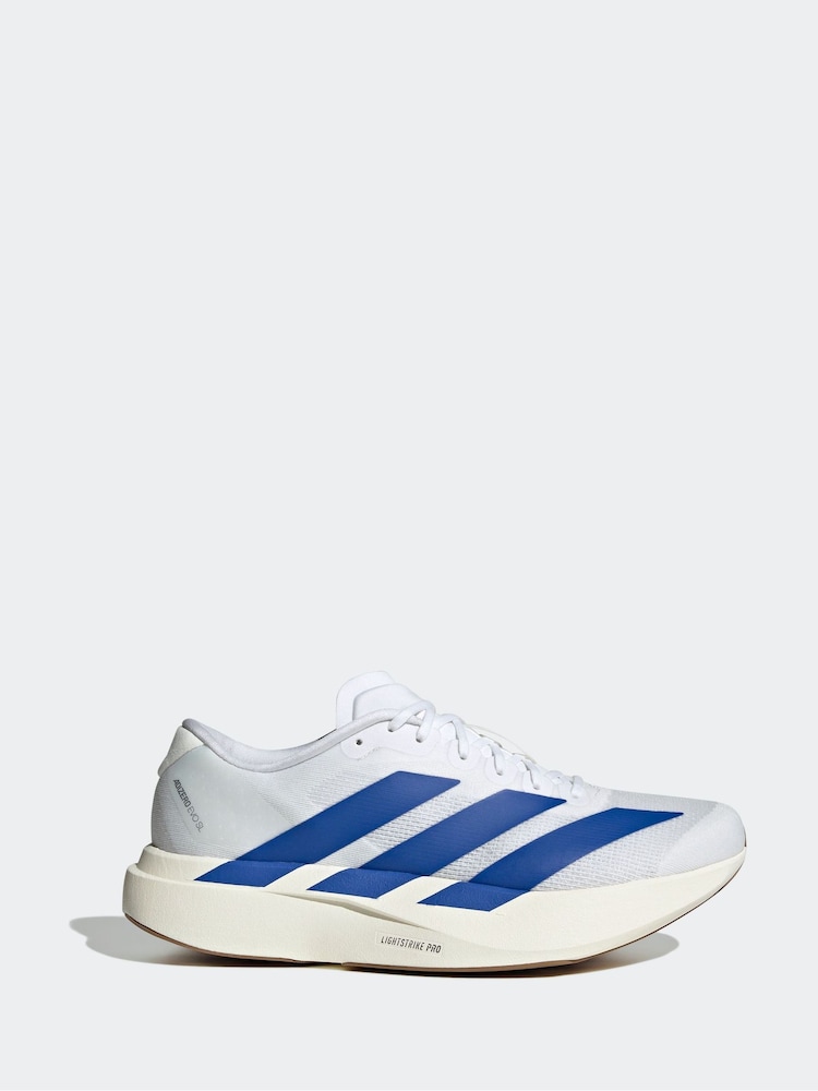 adidas White Adizero EVO SL Trainers - Image 1 of 9