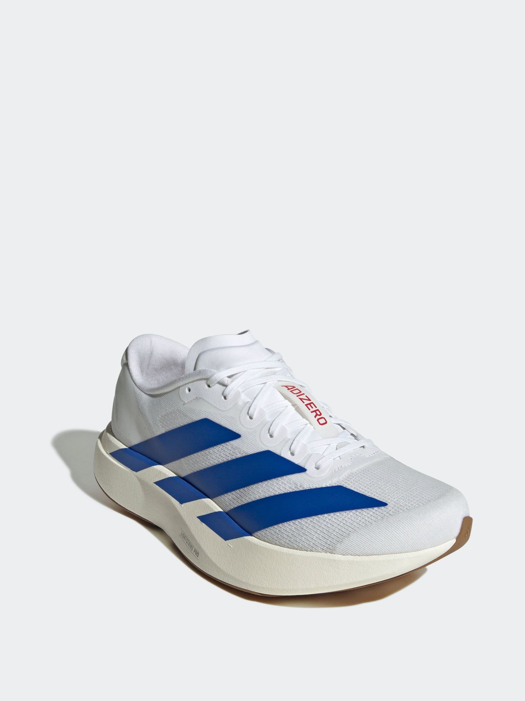 Buy adidas White/Blue Adizero EVO SL Trainers from Next Singapore
