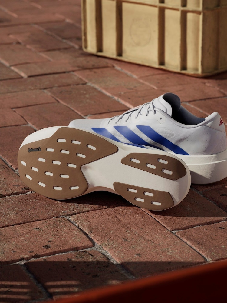 adidas White Adizero EVO SL Trainers - Image 4 of 17