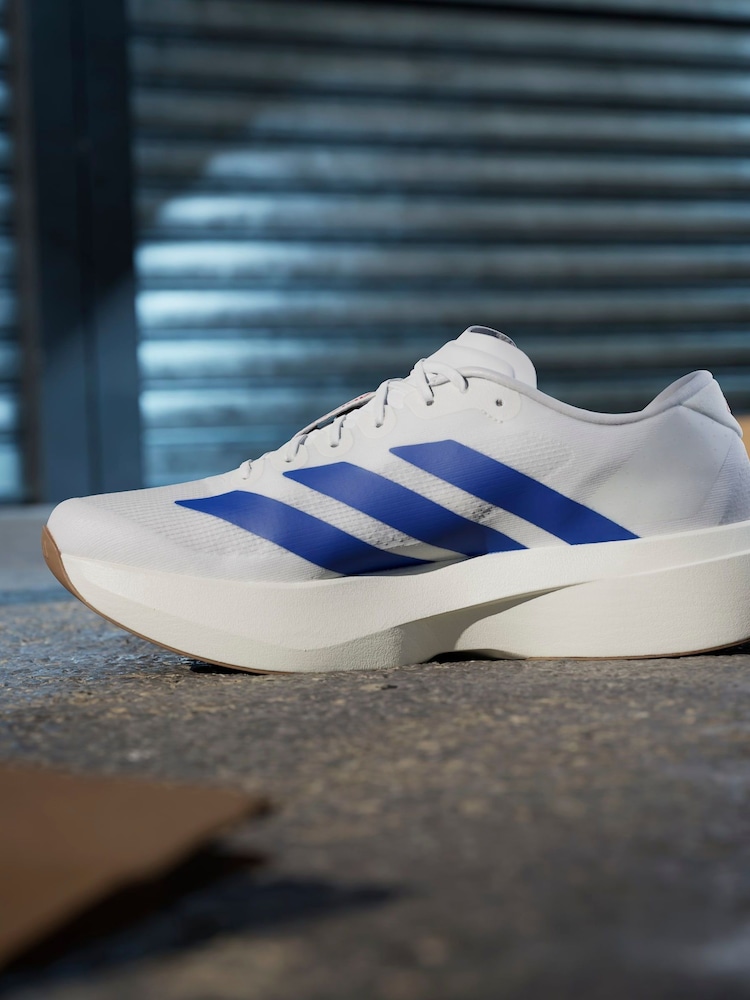adidas White Adizero EVO SL Trainers - Image 7 of 17