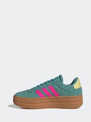 adidas Green VL Court Bold Shoes - Image 2 of 9