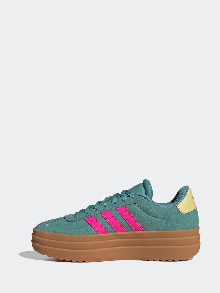 adidas Green VL Court Bold Shoes - Image 2 of 9