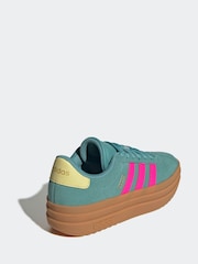 adidas Green VL Court Bold Shoes - Image 4 of 9