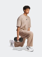 adidas Brown Oversize Power T-Shirt - Image 3 of 6