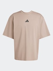 adidas Brown Oversize Power T-Shirt - Image 6 of 6