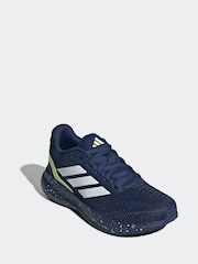 adidas Navy Runfalcon 5 Lace Running Junior Trainers - Image 3 of 9