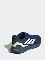 adidas Navy Runfalcon 5 Lace Running Junior Trainers - Image 4 of 9