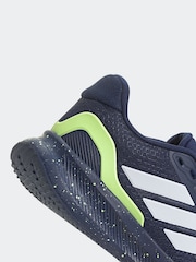 adidas Navy Runfalcon 5 Lace Running Junior Trainers - Image 8 of 9