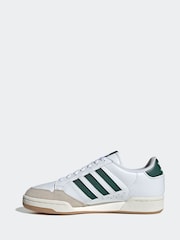 adidas Originals White Continental 80 Stripes Trainers - Image 2 of 9