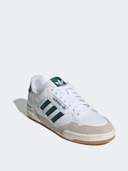 adidas Originals White Continental 80 Stripes Trainers - Image 3 of 9