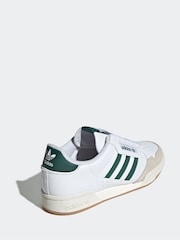 adidas Originals White Continental 80 Stripes Trainers - Image 4 of 9