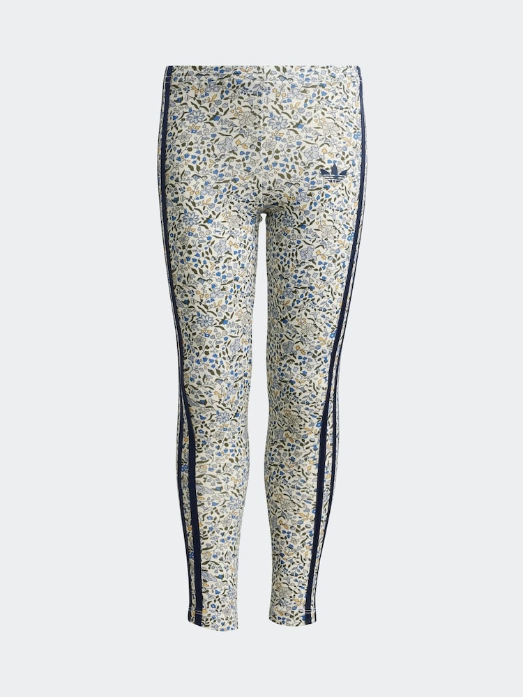 adidas Originals Blue x Liberty London Little Kids Sweatshirt and Leggings Set - Image 3 of 3 adidas Originals Blue x Liberty London Little Kids Sweatshirt and Leggings Set - Image 3 of 3