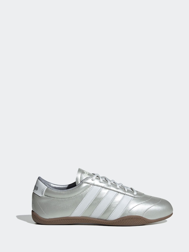 adidas Grey Grand Court Lo Trainers - Image 1 of 8