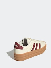 adidas White Off VL Court Bold Trainers - Image 4 of 8
