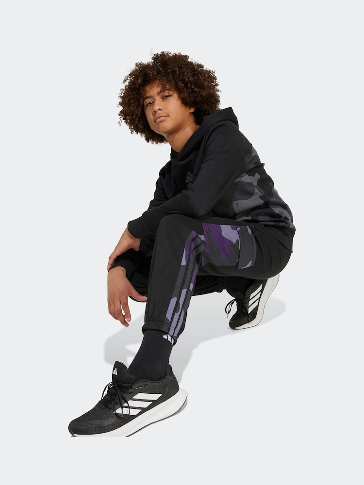 adidas Black Essentials Camo Cargo Joggers Kids - Image 5 of 5