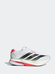 adidas White Adizero Boston 13 Trainers - Image 1 of 9