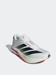 adidas White Adizero Boston 13 Trainers - Image 3 of 9