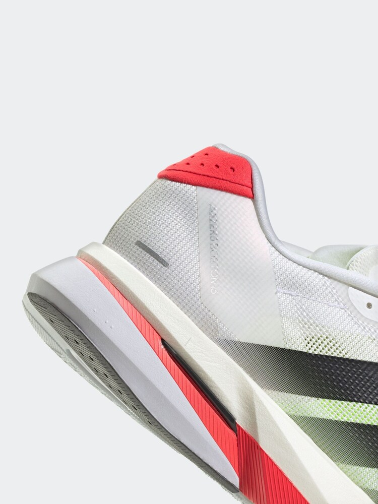 adidas White Adizero Boston 13 Trainers - Image 9 of 9