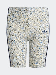 adidas Originals Blue x Liberty London T-Shirt and Short Set Little Kids - Image 3 of 3