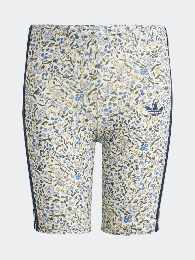 adidas Originals Blue x Liberty London T-Shirt and Short Set Little Kids - Image 3 of 3