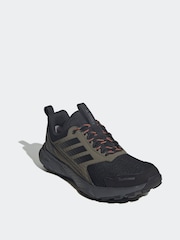adidas Terrex Green Tracefinder 2 Climaproof Trail Running Trainers - Image 3 of 9