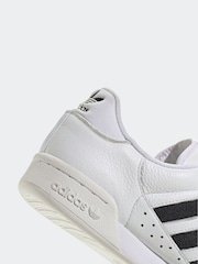 adidas Originals White Continental 80 Stripes Trainers - Image 8 of 8