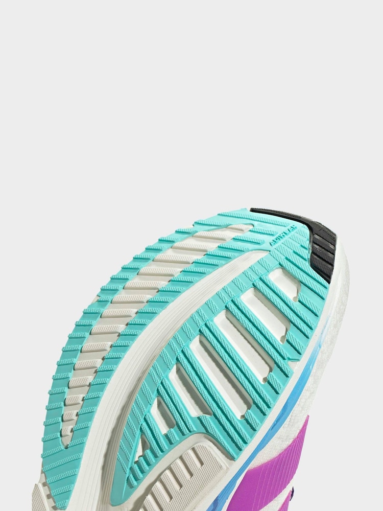 adidas White Adistar 4 Trainers - Image 10 of 10