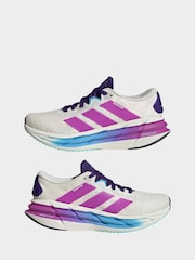 adidas White Adistar 4 Trainers - Image 6 of 10