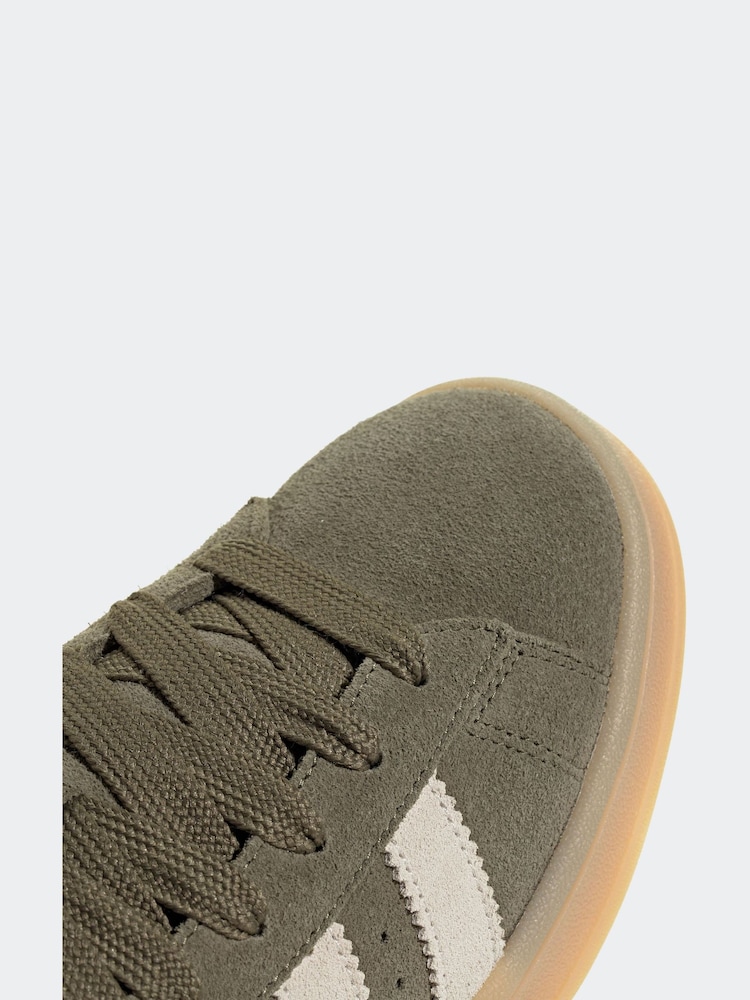 adidas gazelle silver green womens Adidas Campus 00s Dark Green/White/Gum Shoes Fall 2025 main image 1