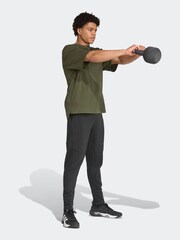 adidas Green Oversize Power T-Shirt - Image 3 of 6