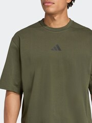 adidas Green Oversize Power T-Shirt - Image 5 of 6