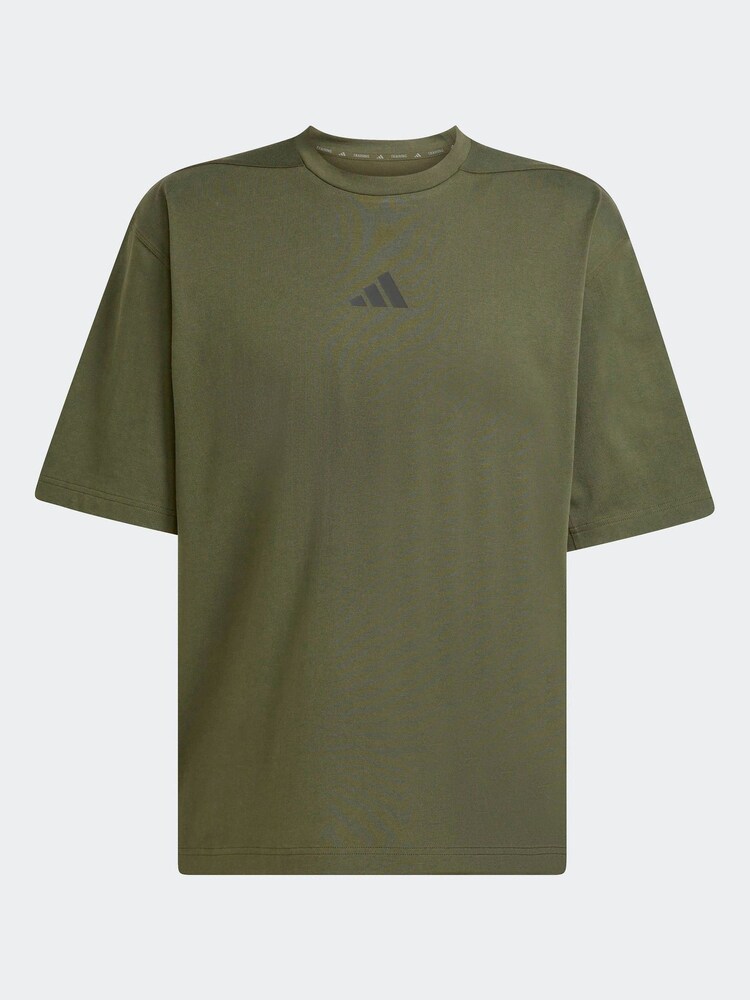 adidas Green Oversize Power T-Shirt - Image 6 of 6