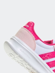 Rosa - adidas Run 70s 2.0 Hook and Loop Kids Trainers - Imagen 9 de 9