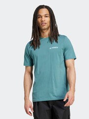 adidas Green Terrex Graphic T-Shirt - Image 1 of 6