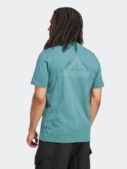 adidas Green Terrex Graphic T-Shirt - Image 2 of 6