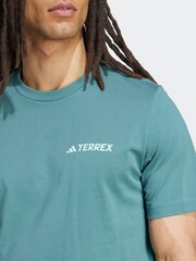 adidas Green Terrex Graphic T-Shirt - Image 5 of 6