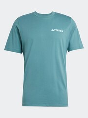 adidas Green Terrex Graphic T-Shirt - Image 6 of 6