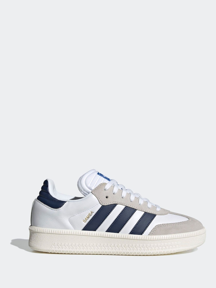 adidas Originals Off White XLG Samba Trainers - Image 1 of 9