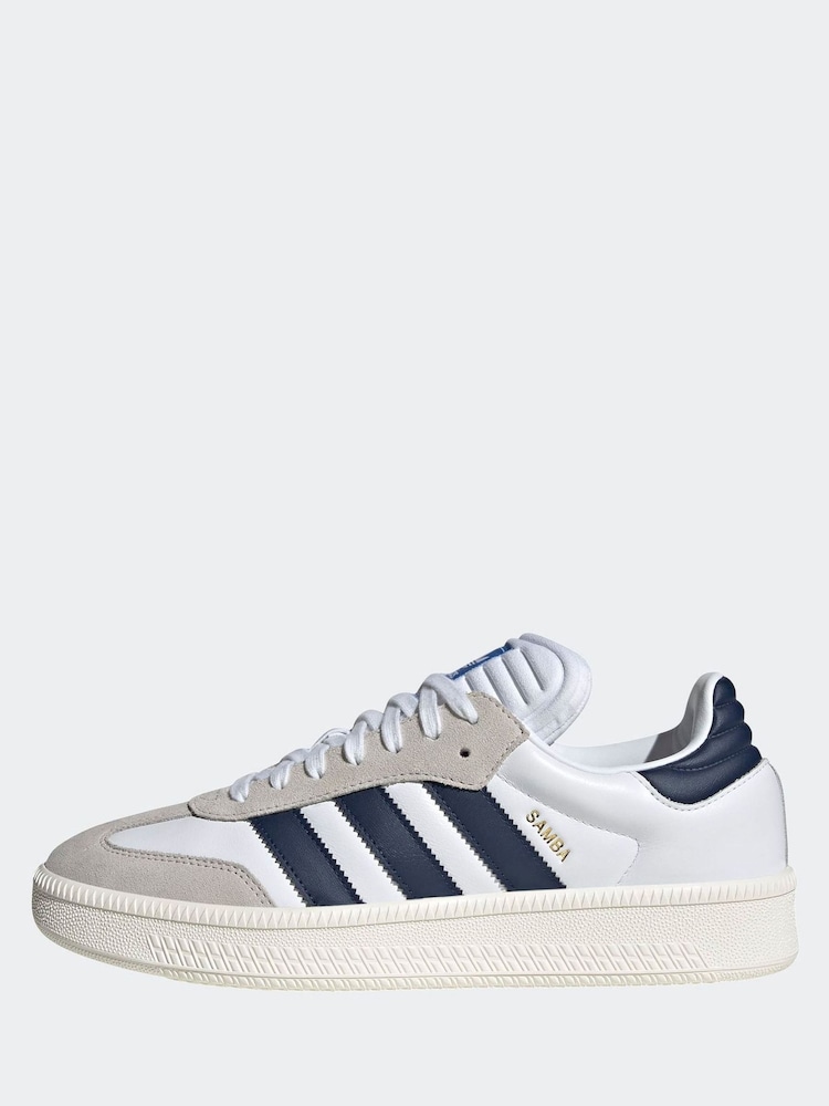 adidas Originals Off White XLG Samba Trainers - Image 2 of 9