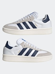 adidas Originals Off White XLG Samba Trainers - Image 5 of 9