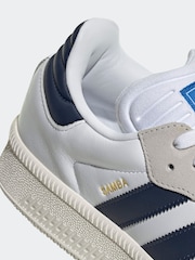 adidas Originals Off White XLG Samba Trainers - Image 8 of 9
